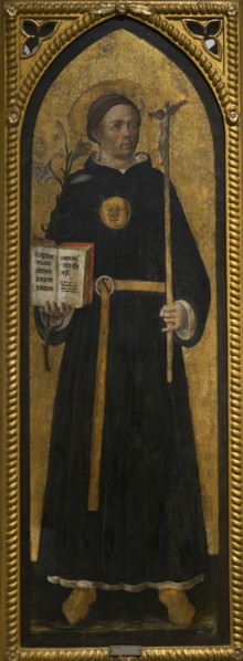 Saint Nicholas of Tolentino (1245-1305). Italian friar, the first saint of the Order of Saint