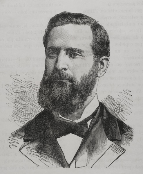 Henry Abbott (1834-1876). British merchant. German consul in the Ottoman city of Thessaloniki in