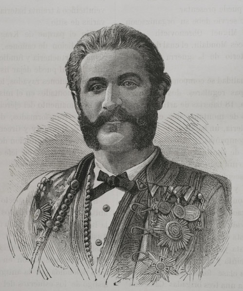 Nicholas I Mirkov Petrovic-Njegos (1841-1921). Prince of Montenegro (1860-1910) and king
