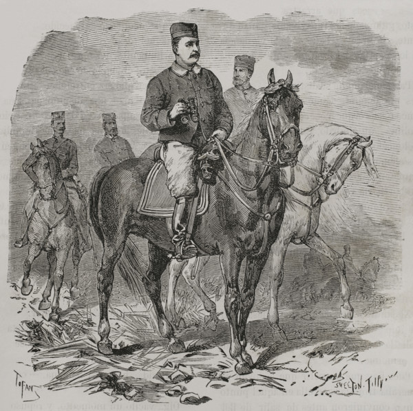 Milan I (1854-1901). Prince of Serbia, as Milan IV (1868-1882). King of Serbia as Milan I