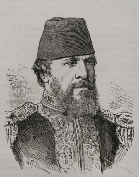Hobart Pasha (1822-1886). English naval officer and Naval adviser to Turkey who was appointed a