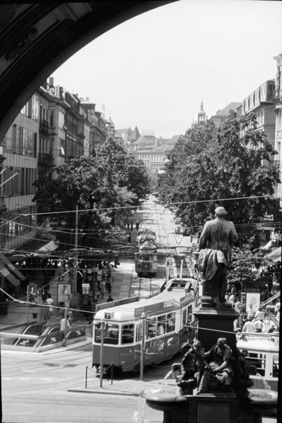 Zurich 1972: Escher Memorial and Bahnhofstrasse