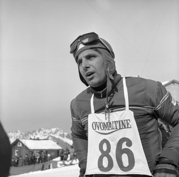 Skier with start number, 1966