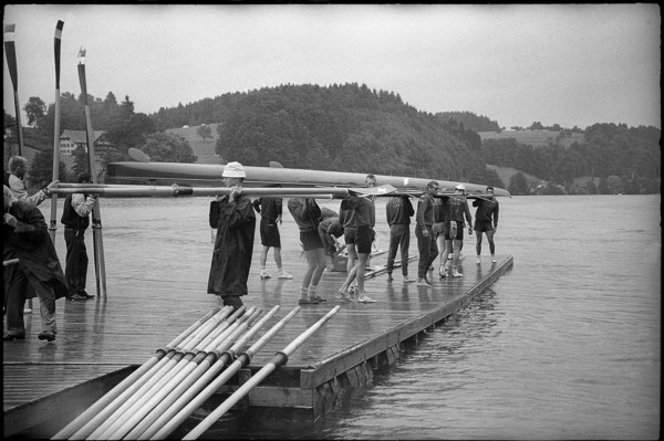 World Championship on the Rotsee 1962: Launching the boat