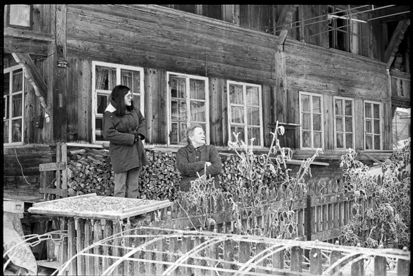 Woman and Girl in the Garden, 1970