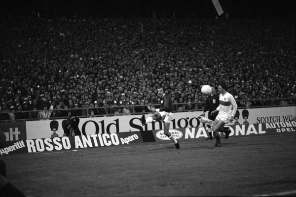 International match Switzerland  Italy 1972: Ramseier, Agroppi