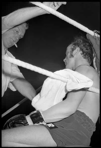 European Championship fight Zurlo vs. McClusky in Zurich 1970: John McClusky