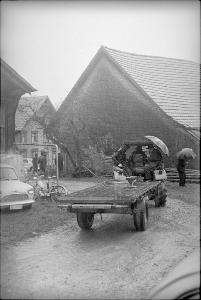 Kirchberg, Farmers go to Gant's farm, 1965