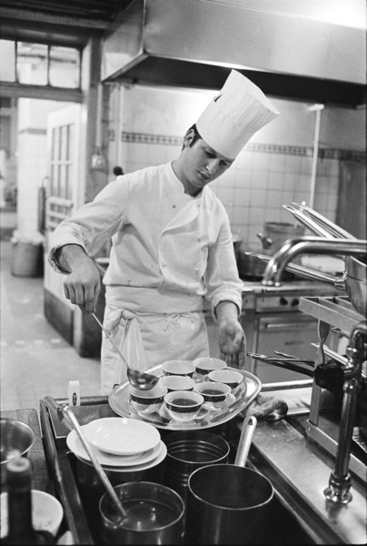 Temporary worker in the hospitality industry, 1970