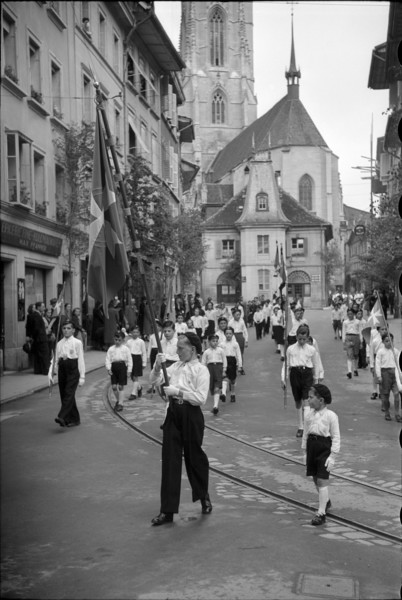Cadets at the Corpus Christi procession in Freiburg 1941