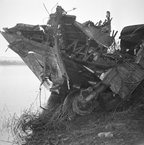 After WW2: Salvage of a US bomber, Greifensee 1953