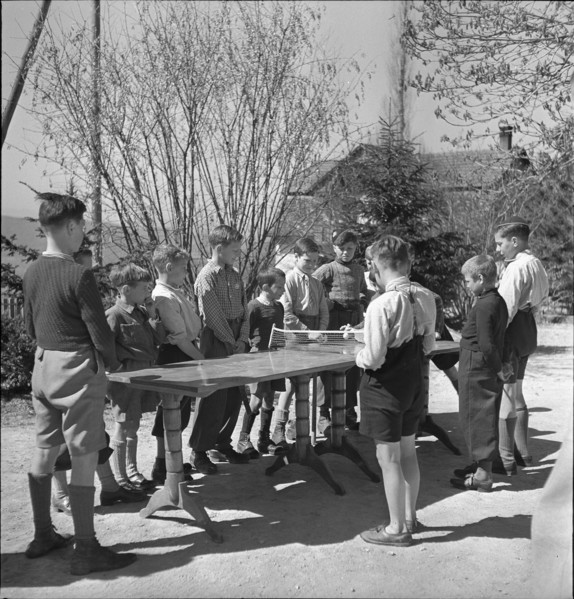 Children from Belgium on holiday in Switzerland, 1942