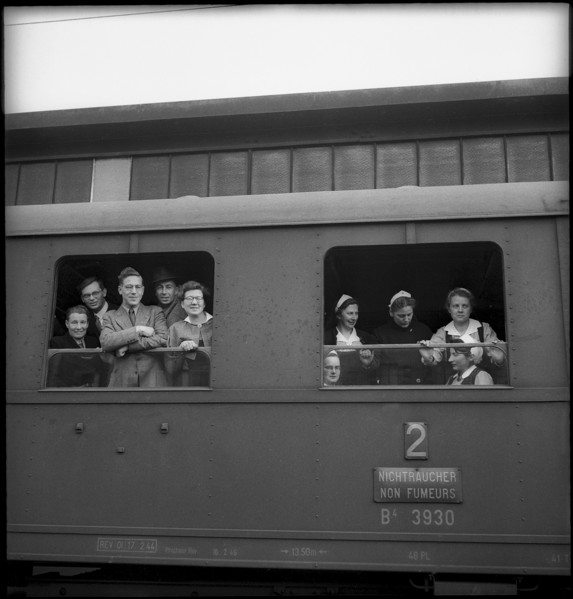 WW 2: second medical mission to Belgium, Geneva 1945