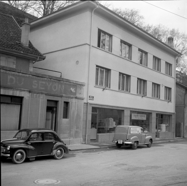 Neuchâtel, Promenade Noire and tour des prisons, 1948