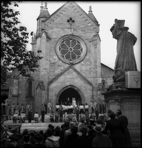 Bible play on Ascension Day in Neuenburg 1943