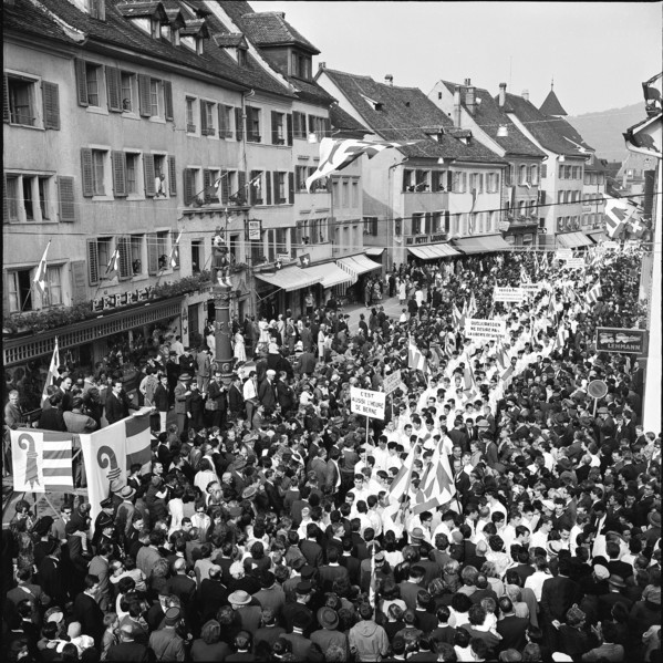16th Jurassier Festival in Delsberg, 1963