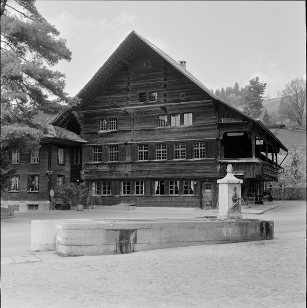 Chüechlihaus in Langnau; 1966