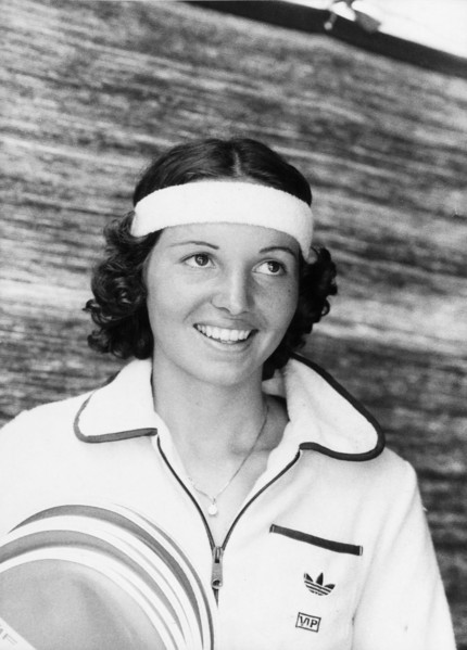 Swiss Open in Gstaad 1978: finalist Petra Delhees