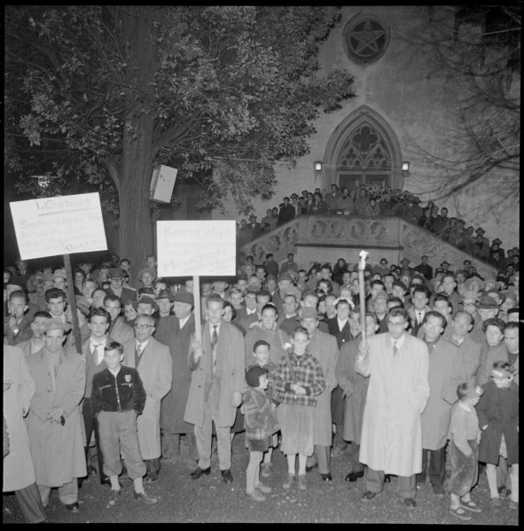 Rally against the USSR in Hungary, Zurich 1956