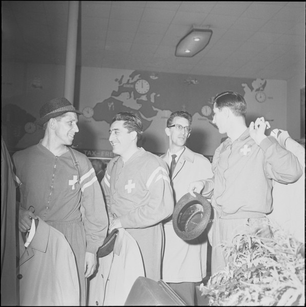 1962 FIFA World Cup: Departure of the Swiss national team to Chile