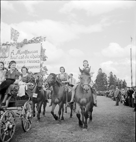 38th MarchéConcours Saignelégier, Cortège, 1941