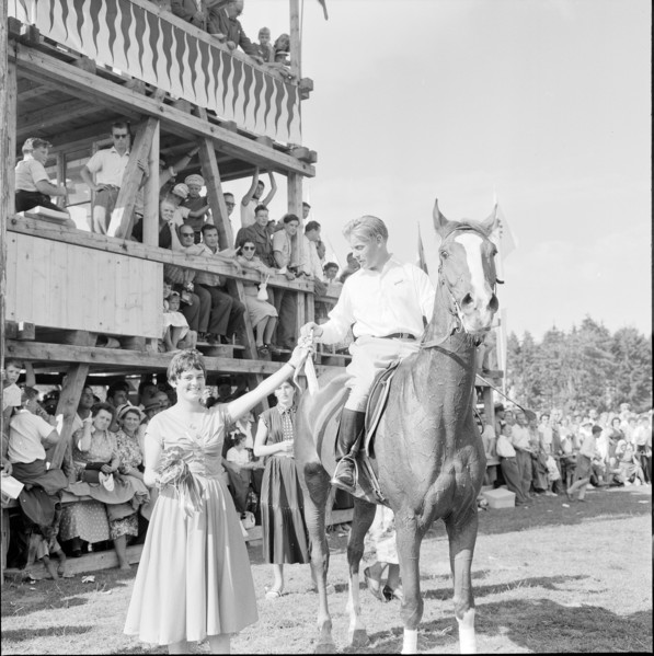 55th Marché Concours Saignelégier, winner Aubry, 1958