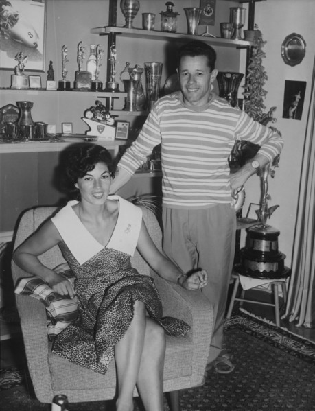 Luigi and Tilde Taveri at home in 1962