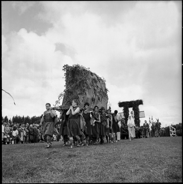 53rd MarchéConcours Saignelégier, parade, 1956