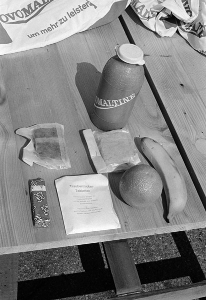 Tour de Suisse 1967: Catering for the athletes.