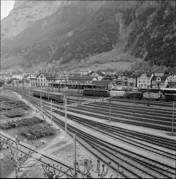 reportage about railway village Erstfeld.