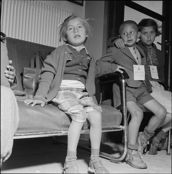 Greek children with tuberculosis recover in Switzerland, 1956.