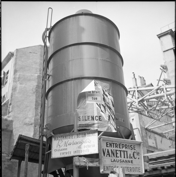 Campaign against noise, 1956.