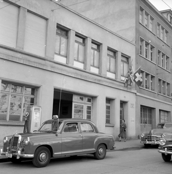 Meeting point of the Elisabethians from Lausanne, 1958.