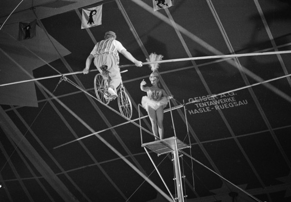 Isabella Nock, Swiss circus artiste, 1964.