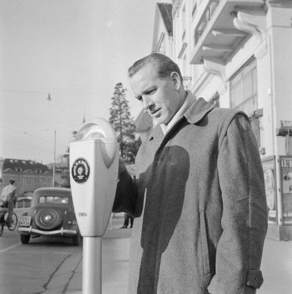 Man with Parking Meter, 1956.