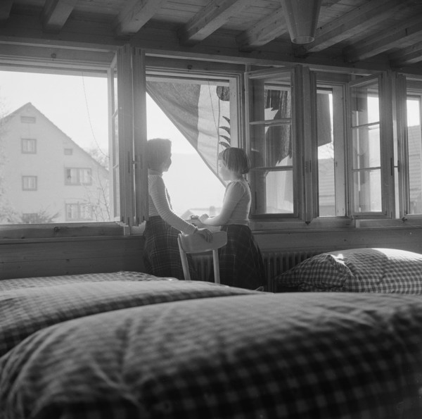 Sleeping room, Pestalozzi Children's Village Trogen 1955.