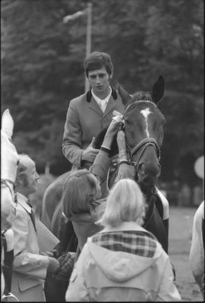 CSIO Lucerne 1974: Walter Gabathuler and Butterfly.