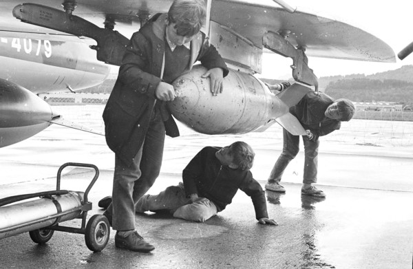 Army exhibition in Emmen, Switzerland 1969.