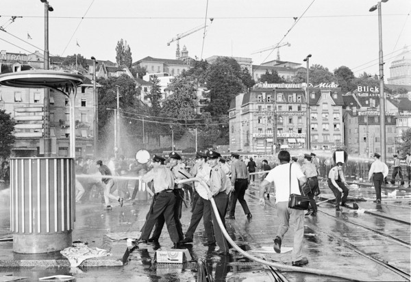 Youth unrest; Globus riots 1968.