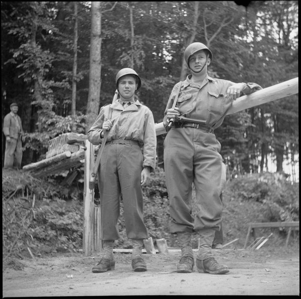 Jestetten border, end of war, 1945.