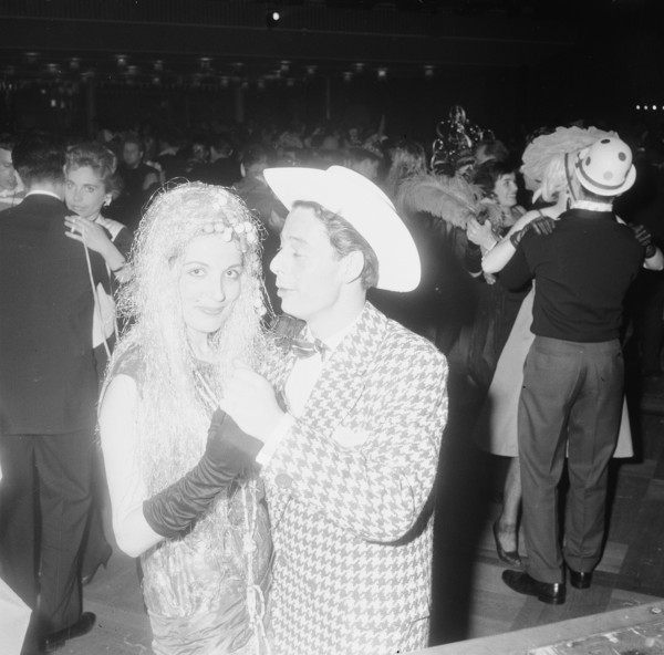 Artist masked ball in Zurich, 1960.