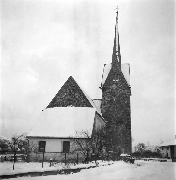 St. Leonhard church, Bad Ragaz 1945.