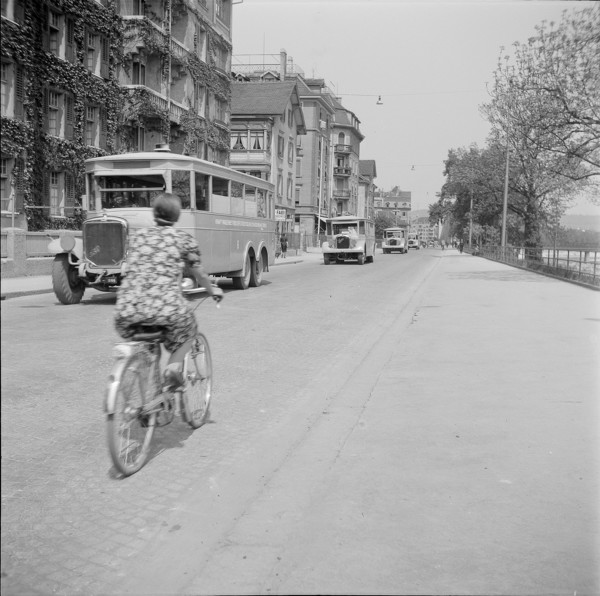 Street in Zurich; 1940.