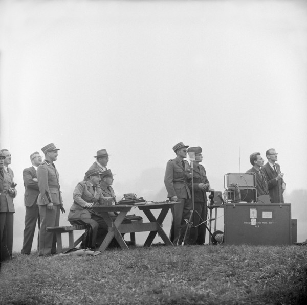 3rd championship of air force: panel of judges, Dübendorf 1959.