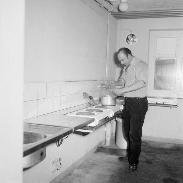 Barrack for Immigrants Casa Binz, Zurich 1961.