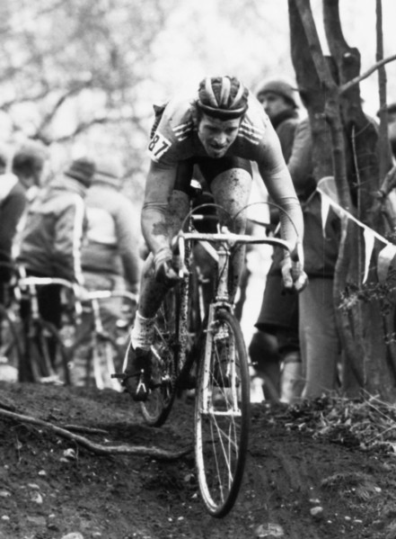 Cyclo cross WC 1983: Josef Kuriger.