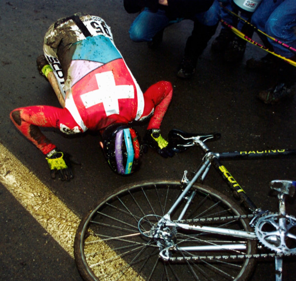 Cyclo Cross WC 1995: Winner Dieter Runkel.