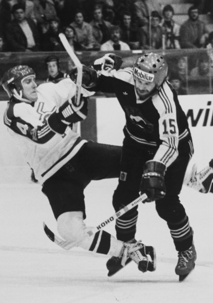 NLA 1980/81: EHC Kloten - SC Bern, Wilson, Wittwer.