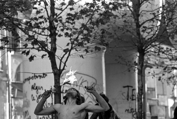 1976, Paris, Rive droite, Centre Pompidou, Beaubourg.