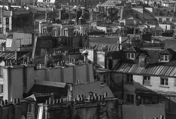 1976, Paris, Rive droite, Paris overview.